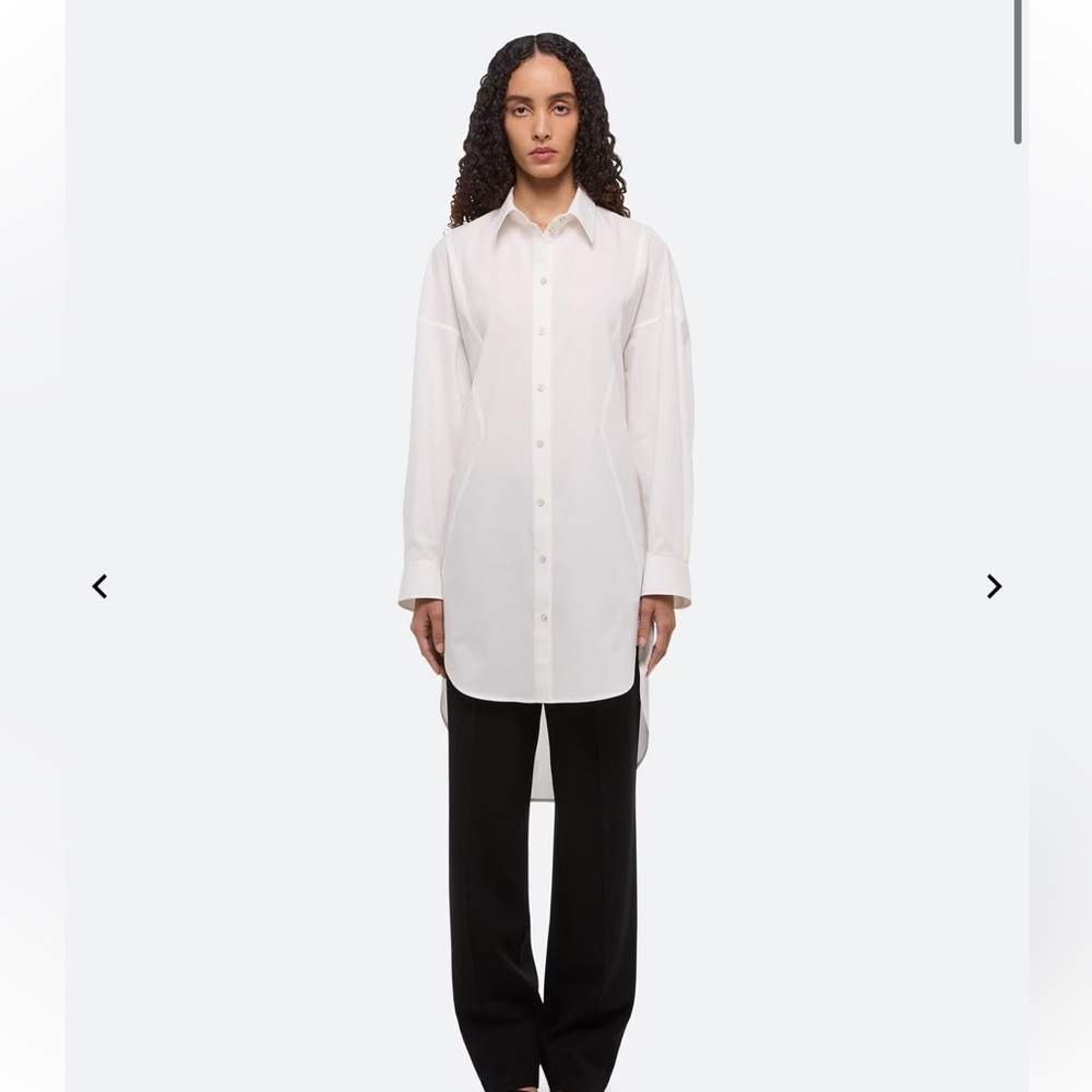 Helmut Lang Classic Oversized Shirt dress, size small, NWT
